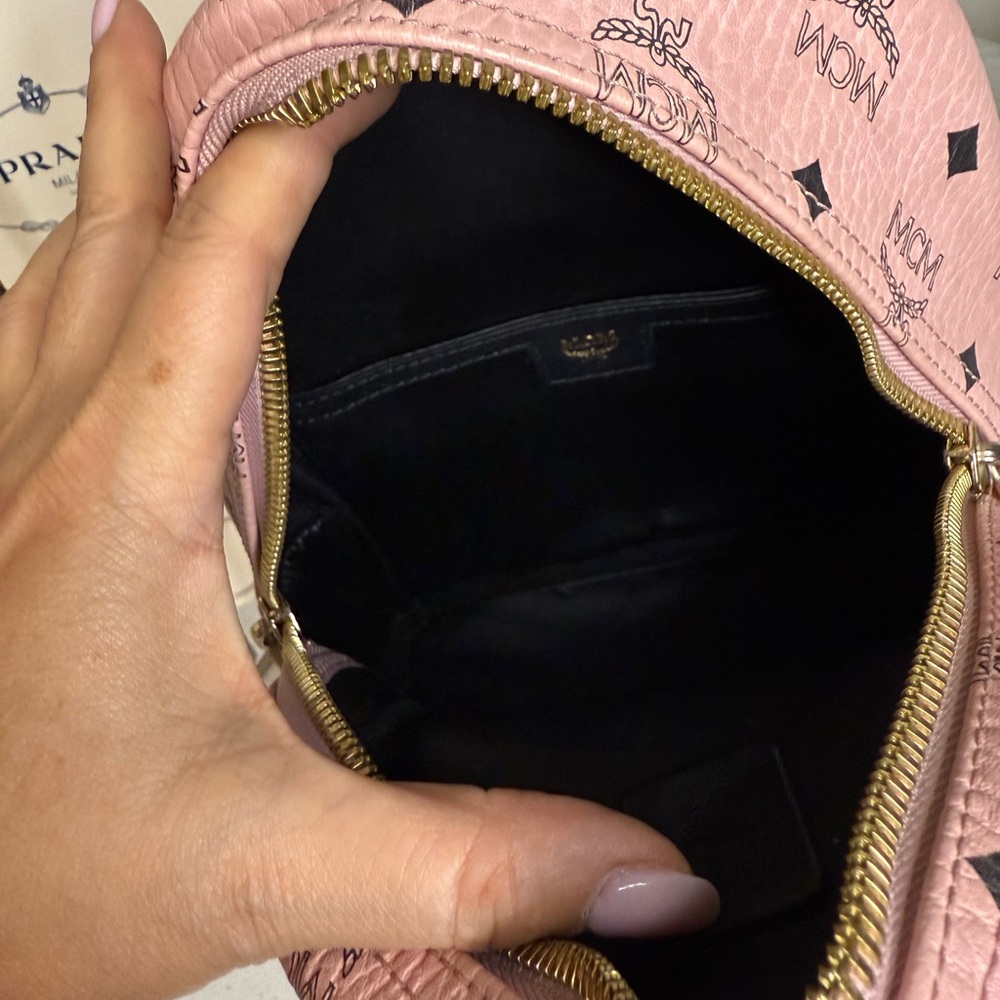 MCM Pink Mini Backpack - Picture 8 of 9